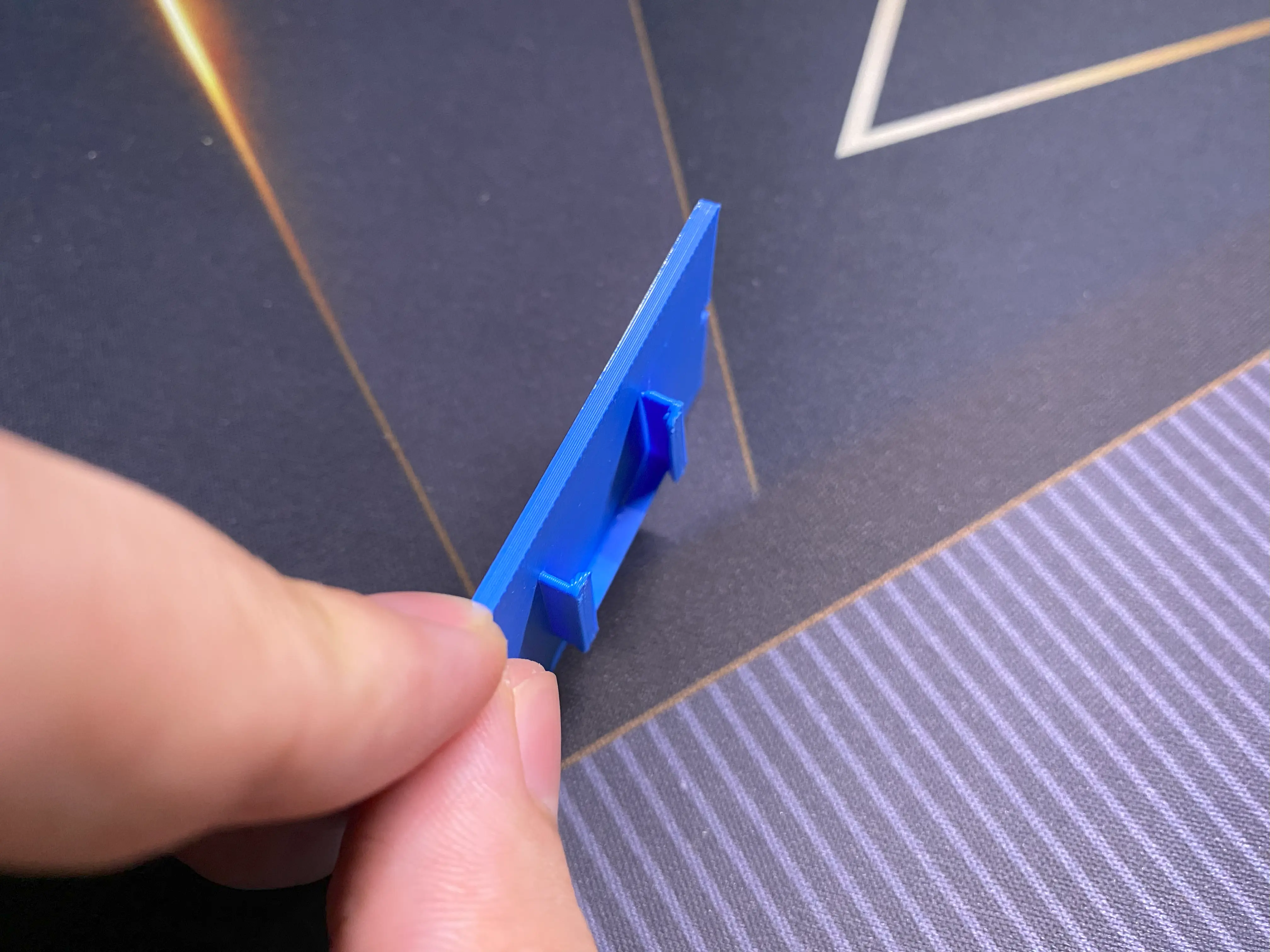 The second attempt print for the 3D design model lid