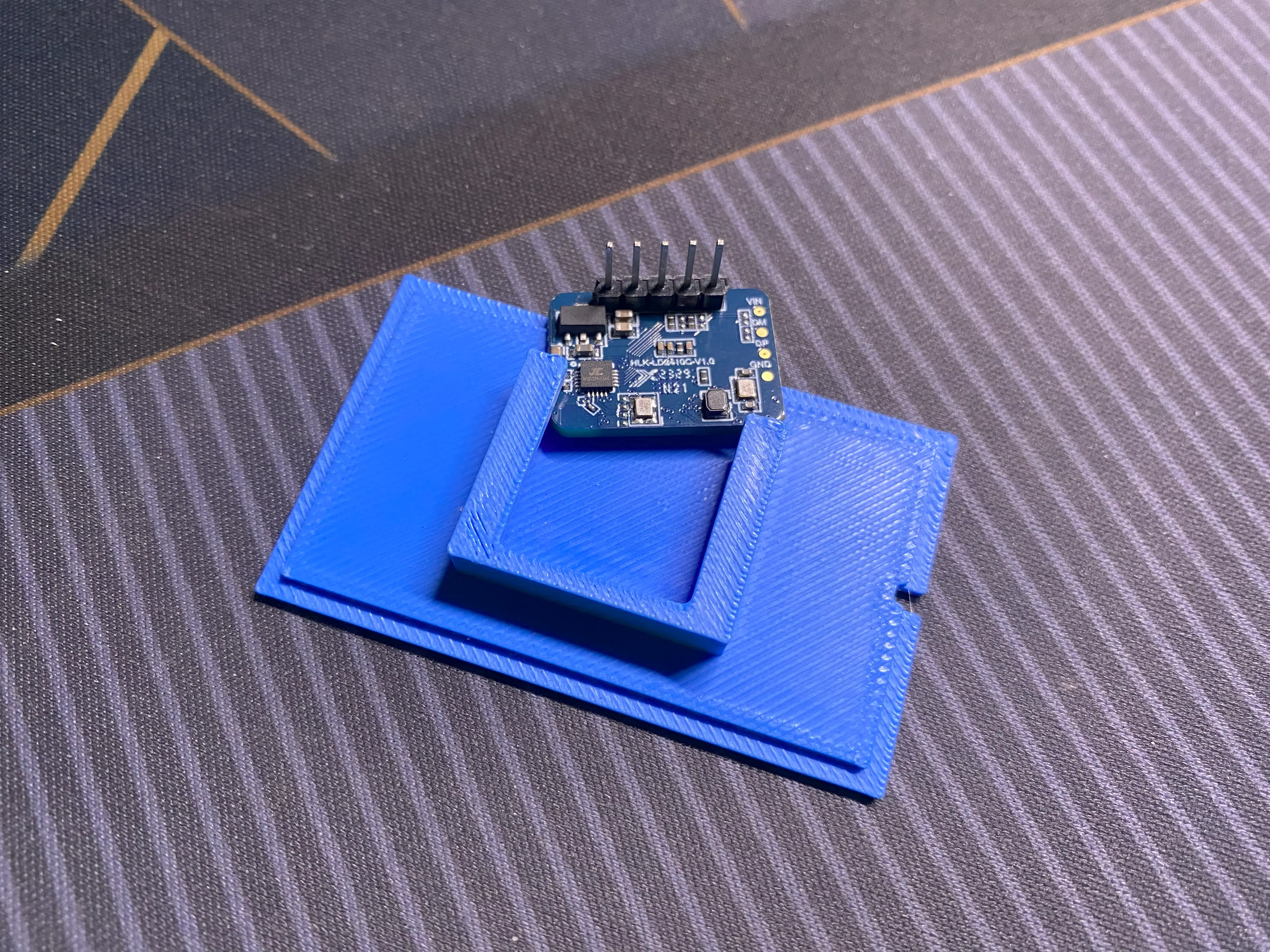 Second attempt prints with the new structure