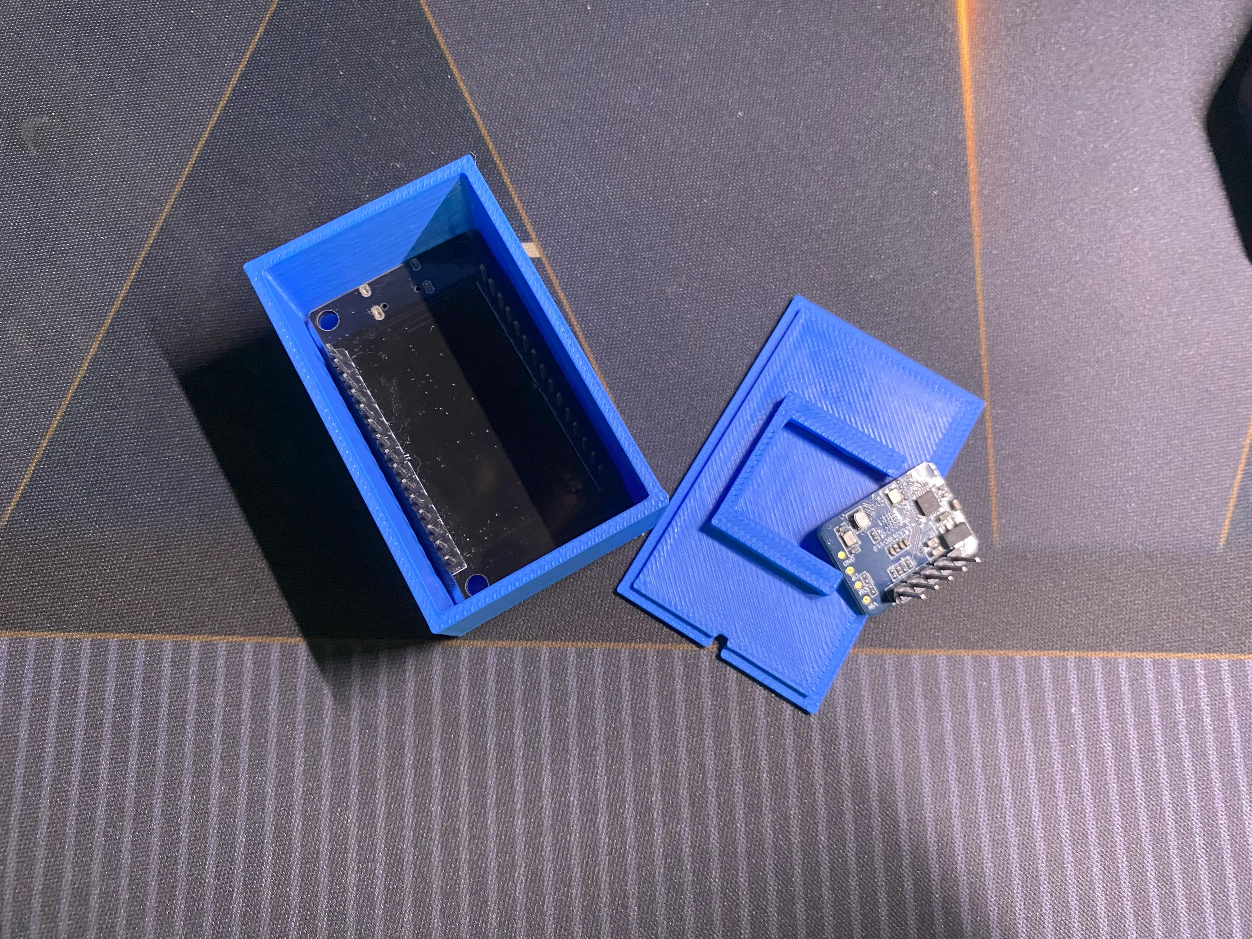 First attempt prints with the new structure