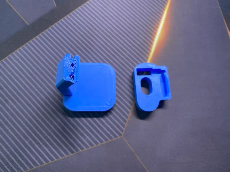 Third attempt to print the Xiaomi band 9 magnetic charging stand.